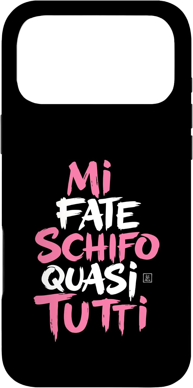 Cover per iPhone 17 Pro Max con grafica “Divertenti Donna - Odio Tutti - Scritte Simpatiche”